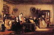 Sir David Wilkie Reading the Will oil painting reproduction